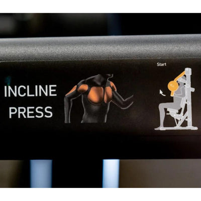 Machine de presse pectorale inclinée - Chargée de plaques - Evolve Fitness UL-20