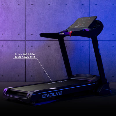 Tapis de course Evolve Fitness HT-250 - Pliable