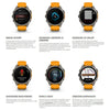 Garmin Fenix ​​​​8 Sapphire – 47 mm &amp; 51 mm / AMOLED – Titan mit Spark-orangefarbenem Silikonarmband – Premium-Multisportuhr