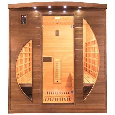 Infraroodsauna (hoeksauna) voor 4 personen - France Sauna Spectra 4-seater