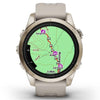 Garmin Epix Pro (G2) 42 mm Sapphire Edition - Soft Gold avec bracelet Light Sand - Montre multisport et extérieur haut de gamme