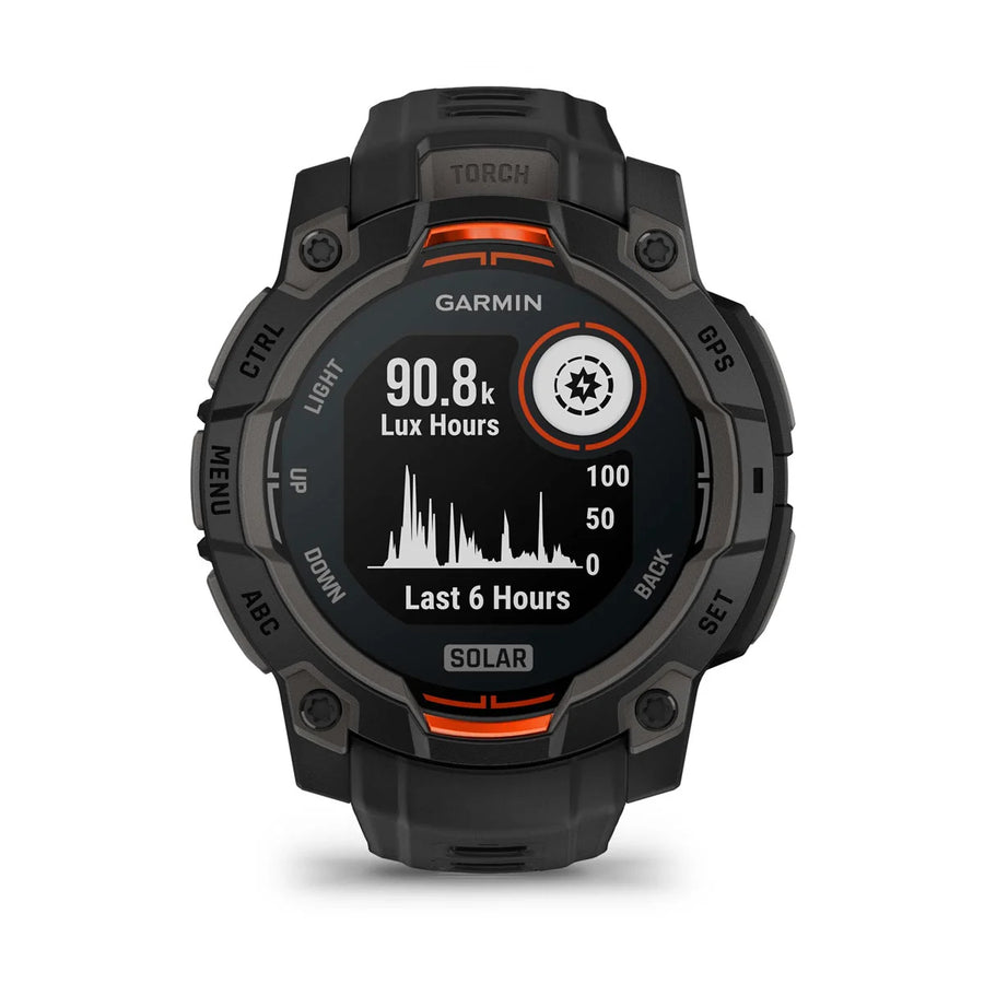 Garmin Instinct 3 Solar - 45 mm et 50 mm - Montre connectée robuste pour le multisport et l'aventure