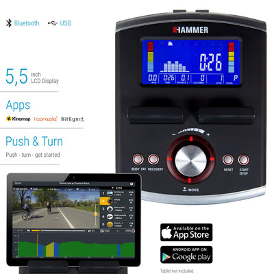 Hammer Cardio Motion BT hometrainer