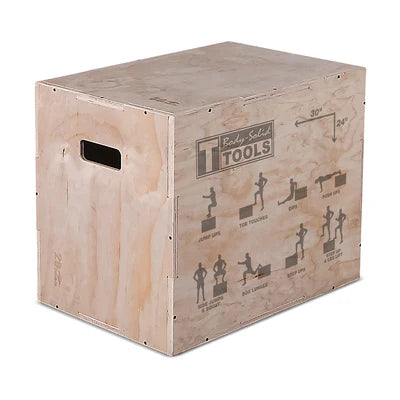 3-in-1 Plyo-Box aus Holz – Body-Solid BSTWPBOX