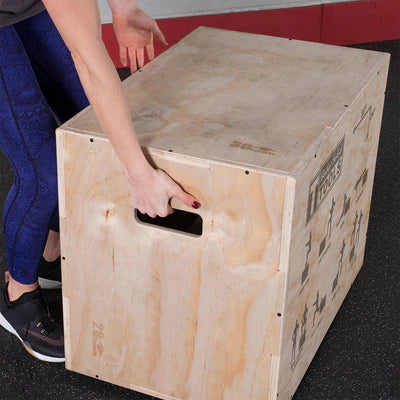 3-in-1 Plyo-Box aus Holz – Body-Solid BSTWPBOX