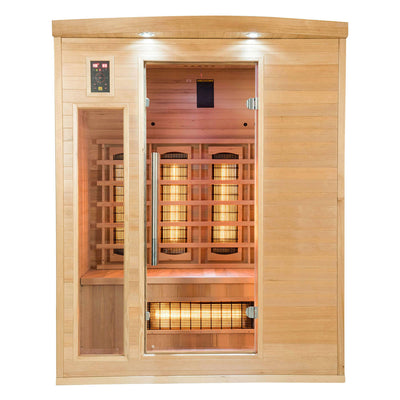 Infrarotsauna für 3 Personen - Frankreich Sauna Apollon Quartz 3-Sitzer