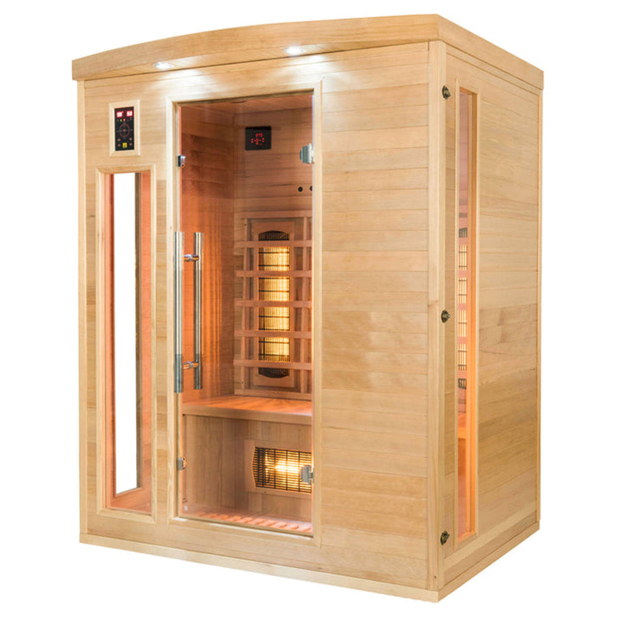 Sauna infrarouge pour 3 personnes - France Sauna Apollon Quartz 3 places 