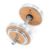 NOHRD Weight Plate Tower Eiken - Set met Gungnir Dumbbells & Barbell - Eikenhout