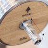 NOHRD Weight Plate Tower Eiken - Set met Gungnir Dumbbells & Barbell - Eikenhout