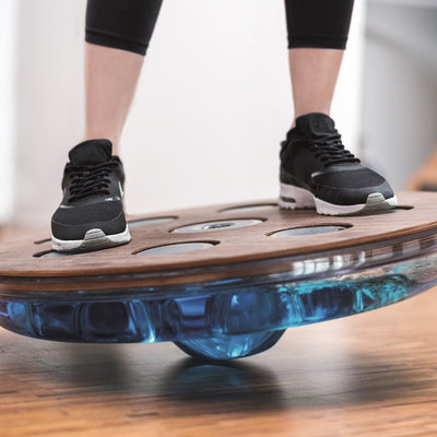 NOHRD Eau-Me Noyer - Balance Board remplie d'eau - Noyer