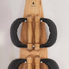 NOHRD Swing Board Set Oak - kettlebells avec rangement mural - Bois de chêne et cuir