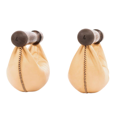 NOHRD SwingBell Toren Set Walnoot Naturel - kettlebells met opslagrek - Notenhout en leer (kopie)