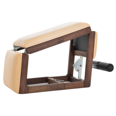 NOHRD TriaTrainer Walnut Natural - Banc de musculation réglable multifonctionnel - Noyer