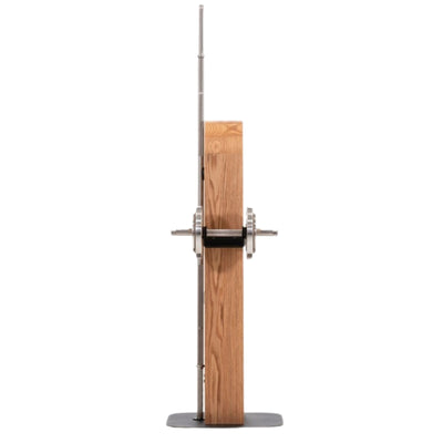 NOHRD Weight Plate Tower Oak - Ensemble avec haltères et haltères Gungnir - Chêne