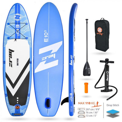 Set de planches SUP (Bleu) - Zray Evasion 10' - avec accessoires