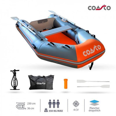 Opblaasbare boot voor 3 personen - Coasto BT-CDS250D - 250x140