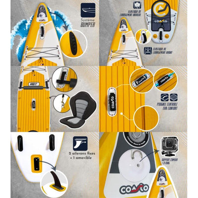 SUP Board Set - Coasto Argo 11' - met accessoires