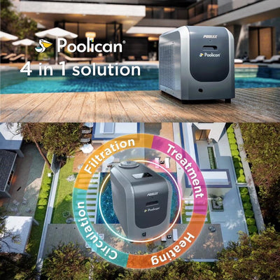 Poolex Poolican warmtepomp voor zwembaden tot 25 m3