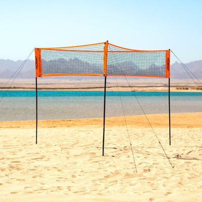 Driehoeksnet voor volleybal/badminton - multifunctioneel - Sharknet