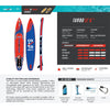 Set de planches SUP - Coasto Turbo 12'6 - avec accessoires