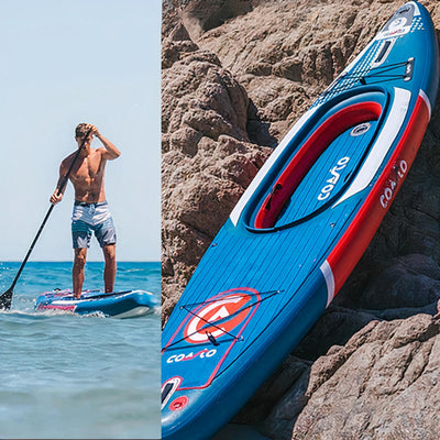 Aufblasbares Kajak/SUP-Hybridboard mit Zubehör – Coasto Altai 11