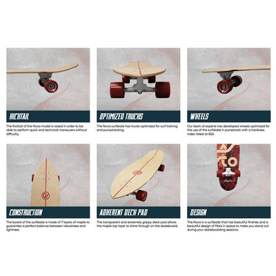 Planche de surfskate - Coasto Nova 33.5" - 85x26 cm