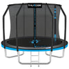 Thunder Deluxe opbouw trampoline rond (Ø244 cm) met net - blauw