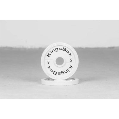 KingsBox Powerlifting Calibrated Steel Plates - 5 KG / 10 KG / 15 KG / 20 KG / 25 KG Steel plates 2 x 5 kg