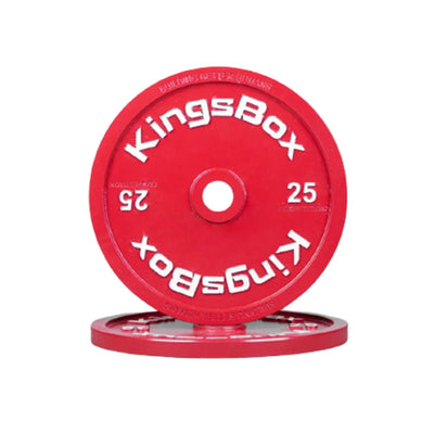 KingsBox Powerlifting Calibrated Steel Plates - 5 KG / 10 KG / 15 KG / 20 KG / 25 KG Steel plates