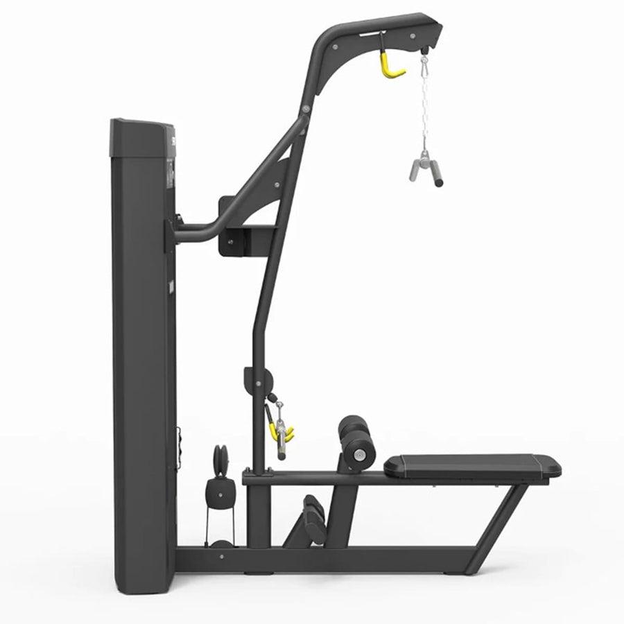 Dual Pulldown / Seated Row Machine - Steekgewichten - Spirit Fitness SP-4332