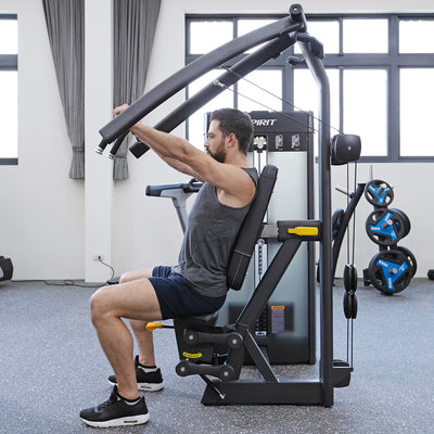 Seated Chest Press Machine - Steekgewichten - Spirit Fitness SP-4301