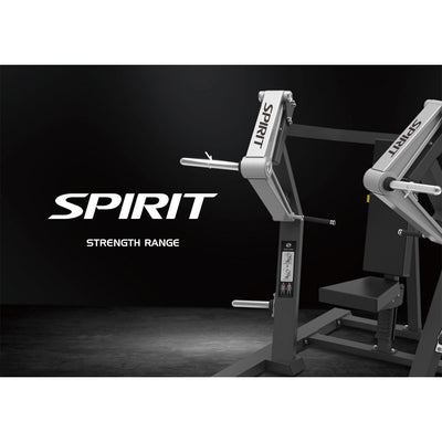 Seated Row / Low Row Machine - Plate Loaded - Spirit Fitness SP-4507