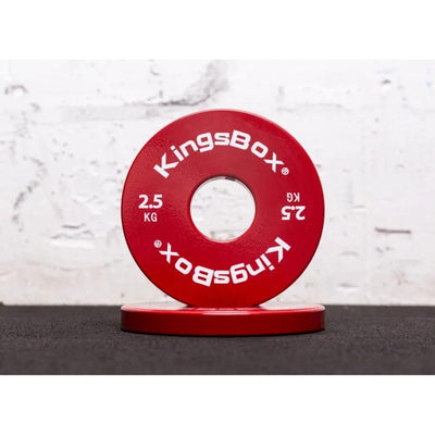 KingsBox Steel Micro Loads - 0.5 KG / 1 KG / 1.5 KG / 2.0 KG / 2.5 KG Steel plates 2 x 2.5 kg