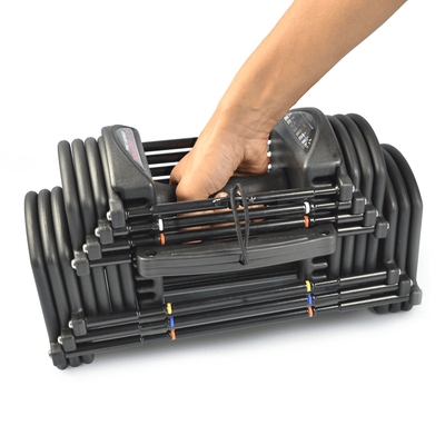 Verstelbare dumbbells 1 tot 14,5 KG (set van 2) - Powerblock Pro 32 Verstelbare dumbbells