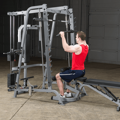 Smith Machine - Body-Solid GS348FB Full Option - Plate Loaded/Steekgewichten Smith machine